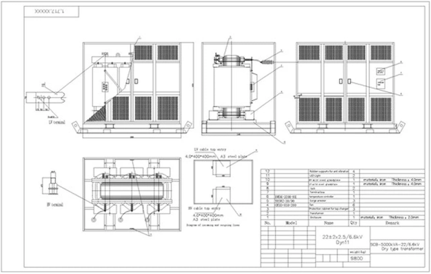 Cast coil transformer Cast coil transformer